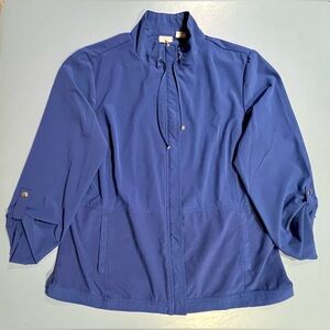 Chico's Zenergy Royal Blue Sports and Utility Jacket
